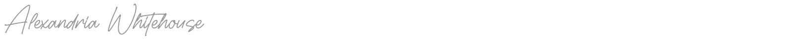 Alexandria Whitehouse font preview